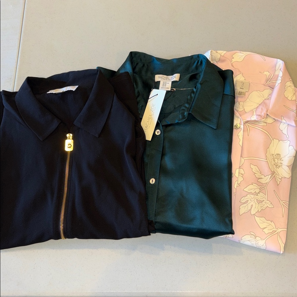 Michael Kors, Joie, Rachel Zoe Woman’s XL Blouse Bundle